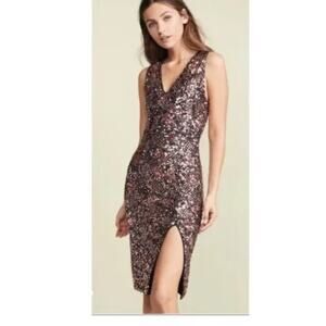 Alice + Olivia Natalie Sequins Dress